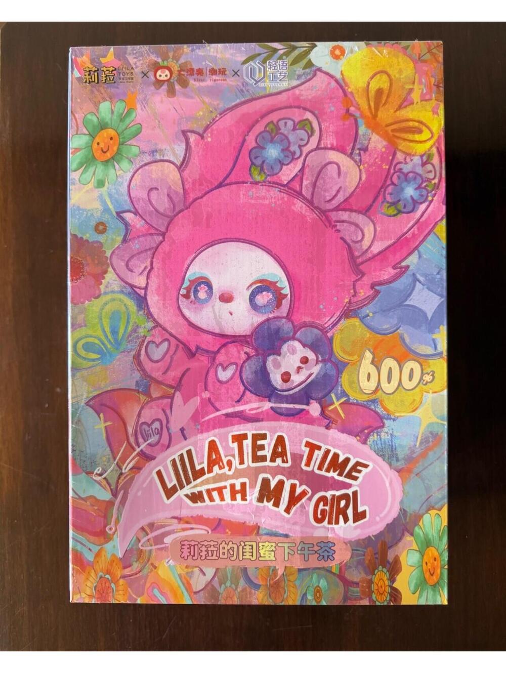 Liila 600% Blind Box Liila Tea Time With My Girl Series Vinyl Plush Doll Toy NEW